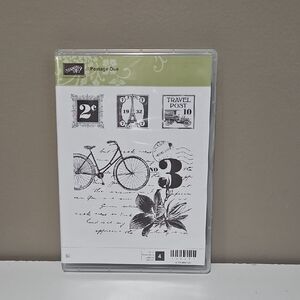 Postage Due Stampin Up Rubber Cling Stamp Set